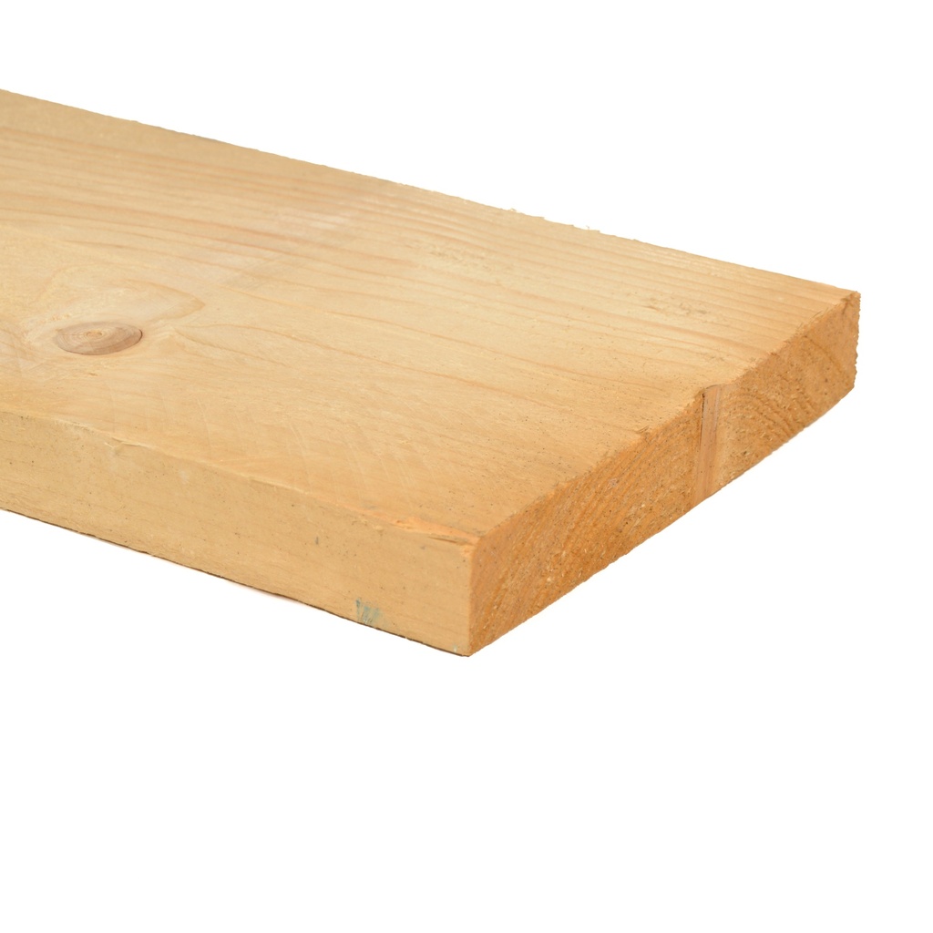 Steigerplank 32 x 200 x 5000 mm ruw gedroogd - 70% PEFC