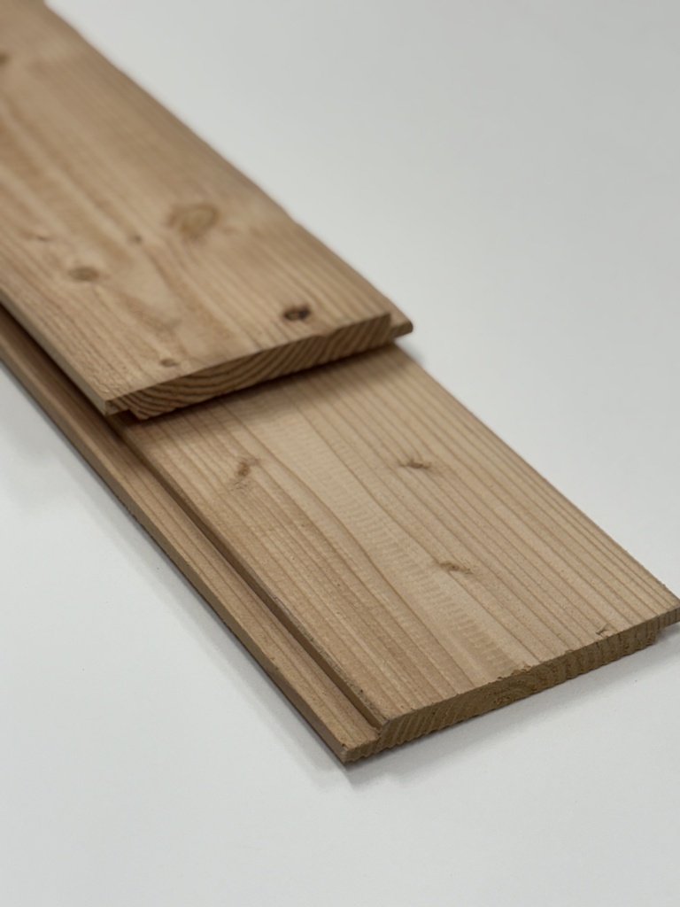 Douglas sponningdeel 20 x 175 x 5000 mm 1 zijde geschaafd - 70% PEFC