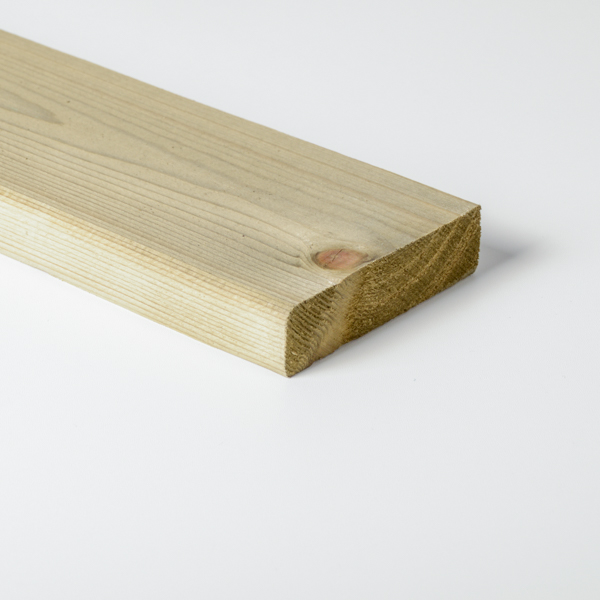 Vuren 19 x 145 x 1800 mm geschaafd 4RK verduurzaamd C - FSC Mix Credit