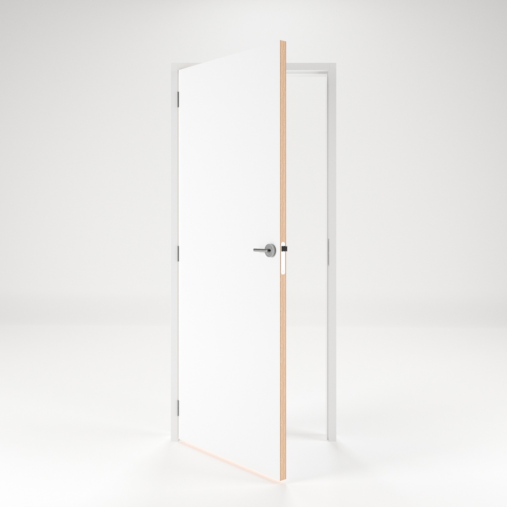 Deur kozijn combinatie  93x201,5 links kozijn vuren wit 56x120