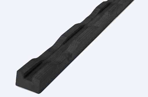 [2305517] Vuren Ventilatielat 21 x 47 x 4800 mm geschaafd zwart gespoten - FSC Mix Credit