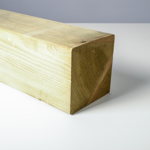 [2300815] Vuren 70 x 70 x 3000 mm geschaafd 4RK verduurzaamd C