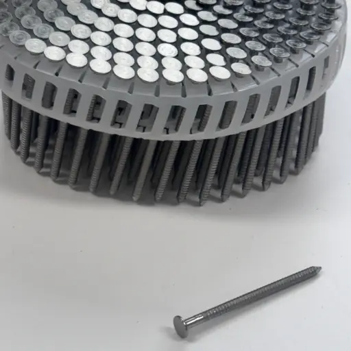 [2501863] RVS Platkop nagels 2,9 x 50 mm 15º rol Ongekleurd 200 st.