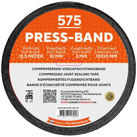 [2301715] Compriband 15  x  6 mm lengte 5,6 meter