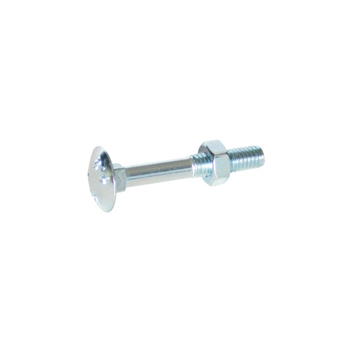 [2402849] Slotbout met moer M6 x 40 mm (per stuk)